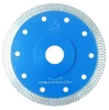 115mm 4.5inch Fast smooth cutting Mesh turbo rim saw blade with &quot;reinforced ring&quot; for dekton ceramic porcelain marble slates