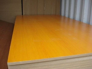 1220*2400mm*18mm E2 furniture Plain mdf board / Raw mdf sheet/melamine MDF