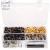 Import 12mm (12/25 inch) metal eyelet grommet kit 400 sets for DIY leather craft shoes clothes install eyelets tool kit 4 color grommet from China