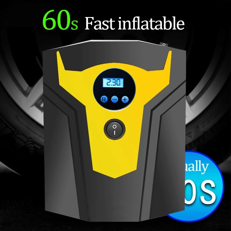 12V 150PSI Car Air Compressor Portable Electric Tyre Inflator Pump For Car Bike Bicycle Inflatable Toys