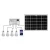 Import 12W small solar power supply system with 5 USB outlets  4 for light bulbs  1 ofr phone charge from China