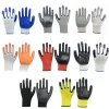 13G polyester /nylon liner nitrile coated machinist working gloves