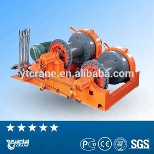 1.5 2 6 ton 220V electric winch with wireless remote control for sale