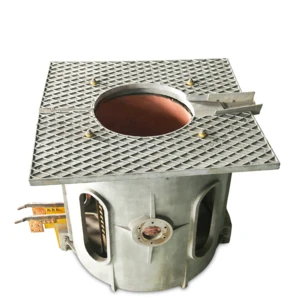 1500kw crucible for iron melting metal and metallurgy machine aluminum alloy furnace
