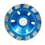 150mm High Frequency diamond cup wheel  small lumps Type Segment diamond grinding wheel