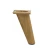 Import 152mm height inclined wood Surface  plastic glides furniture chair leg from China