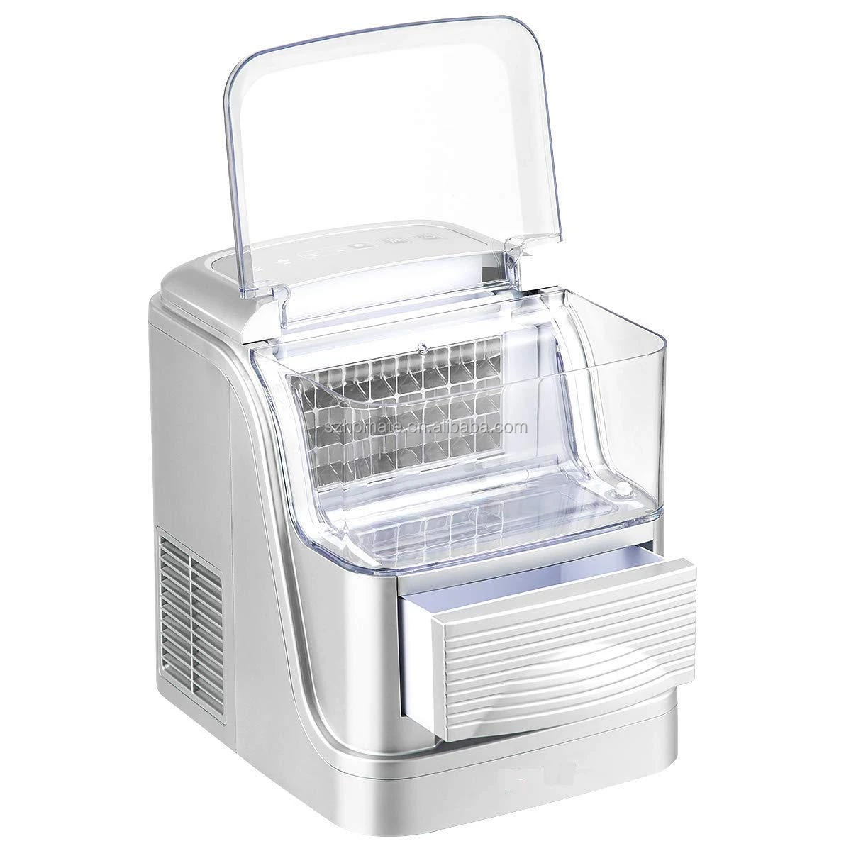 15kgs per day Large Capacity Automatic Portable Countertop Clear Ice Cube Maker transparent ice maker