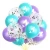 Import 15pcs Birthday Party Decorations Latex Balloons Mermaid Theme Party Baby Shower Wedding Decorations Mermaid Balloon from China
