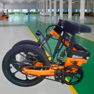 16 inch folding mini electric bike aluminum alloy 350W portable electric bicycle