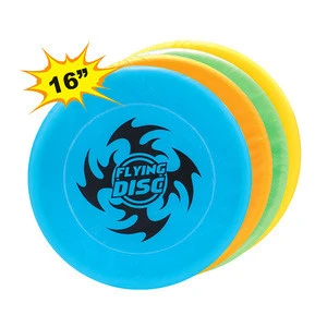 16 inch round shape soft fabric flying disc for sale