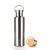 Import 17oz/25oz stainless steel water bottle with bamboo cap,portable metal lid insulated vacuum sport bottle from China