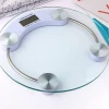 180kgs Glass  Digital Bathroom Personal circle Weight Scale Body Electronic Scale