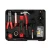 Import 187 pcs Universal Hand Tool Set with Luggage Packing 1/2 3/8 1/4 Sockets Pliers Spanners Combo ToolKit from China