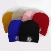 1pc Manufacturer Heat-Transfer Printing Custom Logo Ready To Ship Mens  Cuffed Beanie with Low MOQ Personalized OEM