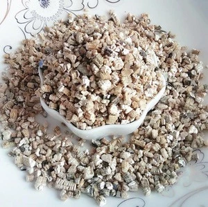 2-4mm Expanded Vermiculite / Raw Gold Non-Metallic Mineral Deposit Vermiculite