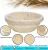 Import 2 pack 9 Inch Round Bread Proofing Basket Stand Includes Linen Liner, Dough Scraper and Bread Lame Rising Dough for Baking Bowl from China