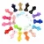 Import 20 pcs / lot Girls Small Hair Clips ribbon Covered Clip Colorful for kids Hair pins Hairgrip 1.96 Inch headwear Hair Accessories from China