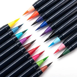 20+1 Watercolor Painting with Flexible Nylon BrushTips,Calligraphy/Drawing with Water Brush Pens for Artists/Painters