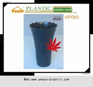 2014 high quality crystal plastic flower vases for sale