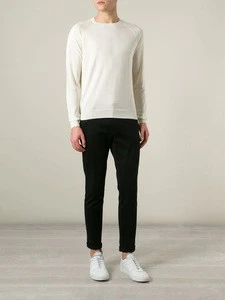 2015 China supplier man white pure cashmere sweater