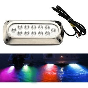 2016 Top sale!! Marine part 18W LED Underwater Lights for boat/marine/yatch