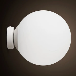 2017 modern Nordic design led glass ball e27 indoor use wall lamp for living room