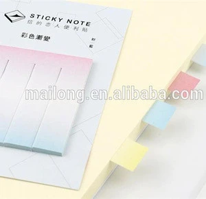 2017 The letter of the lovers message notes a convenient color gradient can be torn watercolor PN5121
