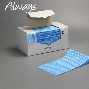 2018 all new 1/4 fold pe dots silicone cleaning cloth
