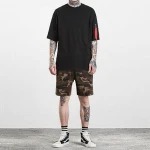 2018 Hot New Products Originality Streetwear Hip Hop Clothing Plain Black Mens  T Shirts
