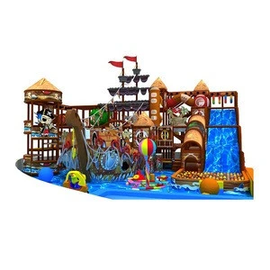 2018 kids pirate ship indoor playground equipment amusement children playhouse