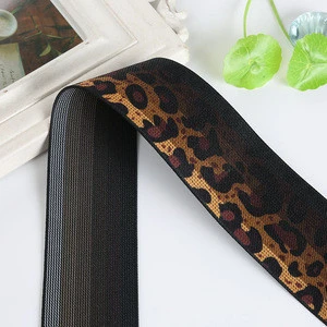 2019 New Design Nylon Elastic Band Leopard Print Garment Accessories