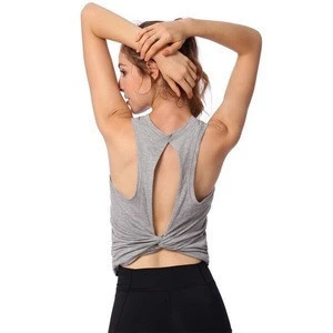 2019 new designs women crop tops quick dry gym sport workout yoga fitness women gym tank top