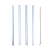 2020 Colorful  Drinking Reusable Glass Straws