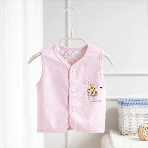 2020 new casual fashion summer newborn baby vests waistcoats with Eco-Friendly design