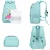 Import 2020 New Custom Cute Unicorn Book Bags Kids School Bags for Girls with Lunch Box for Toddler Preschool Kindergarten Bag from China