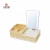 Import 2020 Popular wooden cosmetic storage box, make up box organizer with Mirror from China