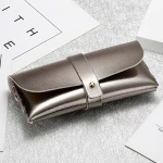 2020 quality new designer glasses case bag custom logo PU leather sunglasses pouch