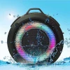 2020Trending products TWS Swimming Portable IPX7 Waterproof Outdoor Speaker with Bicycle stand led light