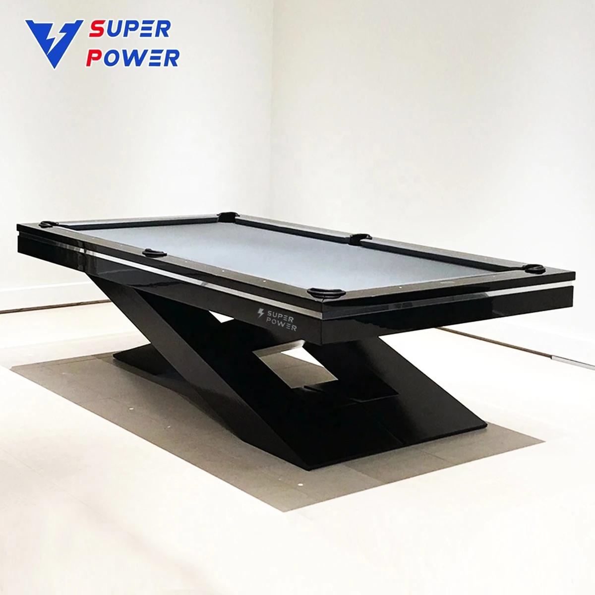 2021 Custom styles 7ft/8ft/9ft solid wood and slate multi functional dining billiard pool table