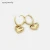 Import 2021 Heart Shaped Romantic Drop Earrings 18K Gold Plated Earrings Jewelry Brass Heart Fashion Earrings from China