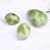2021 hot sales Kegel exercise oval shaped healing natural rose quartz nephrite jade yoni egg stone