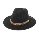 2021 New Arrival Unisex Summer Hand-made Sun Straw Fedora Panama Hat