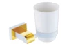2021 newest factory European style design wall mounted high quality zinc white gold 6pcs/set bathroom accessories sets
