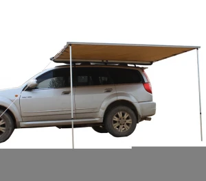 2021 Newest Top Quality Car Side Awning With 22/25mm Aluminum Poles