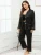 Import 2021 Plus size 5XL silk-like pajamas womens home wear silk v neck long sleeve two pieces sets sleepwear from China