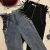 Import 2021 Plus Size High Waist Womens Sexy Pants & Jeans Side Lace Up Bottom D439 from China