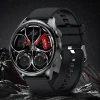 2024 NFC BT Call Sports Fitness Tracker Smart Watch Remote Control Phone Camera Round Smartwatch IPS Screen For Men Women Reloj