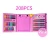 Import 208 pcs / set Blue Pink Paint Painting Tool Set Watercolor Pen Drawing Toys for Children New Year&#39;s Christmas Birthday Gifts Toy from China