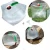 Import 20L Folding PVC Drinking Water Bag Outdoor Sports Camping Hiking Travel Water Storage Container Drink Carrier Holder Picnic BBQ from China