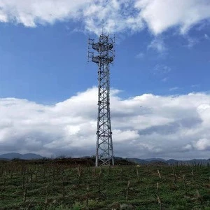 20M Heavy Duty Steel Telecommunication Lattice Antenna Tower